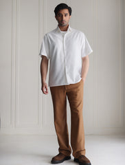 OFF-WHITE MESH FABRIC SHIRT