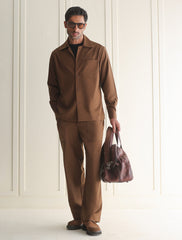 TAN OVERSHIRT