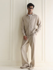 BEIGE OVERSHIRT