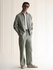 SAGE GREEN OVERSHIRT