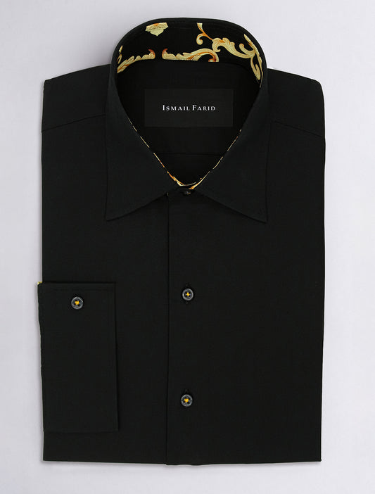 BLACK COTTON SHIRT