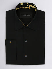 BLACK COTTON SHIRT