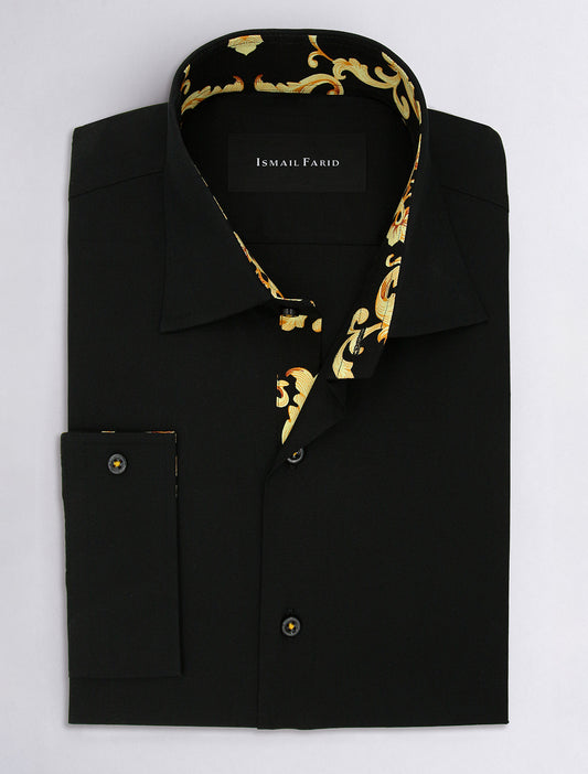 BLACK COTTON SHIRT