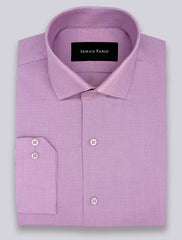 PINK TEXTURED FORMAL SHIRT