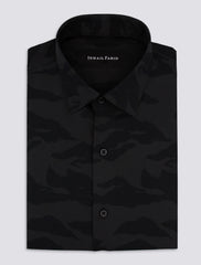 DARK GRAY CAMO SHIRT