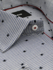 LIGHT GRAY PATTERNED SHIRT