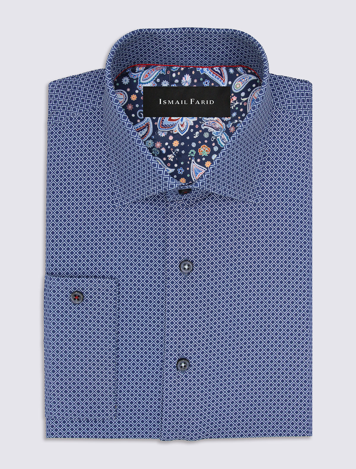 BLUE PRINTED SHIRT