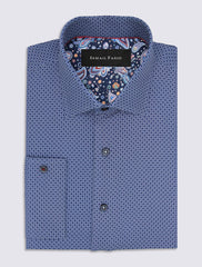BLUE PRINTED SHIRT