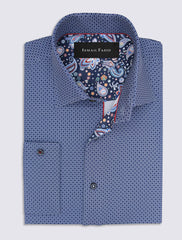 BLUE PRINTED SHIRT