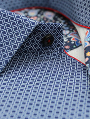 BLUE PRINTED SHIRT