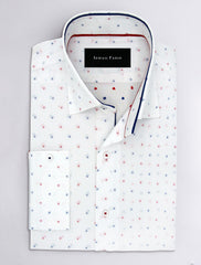 WHITE MULTI DOTS SHIRT