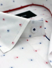 WHITE MULTI DOTS SHIRT