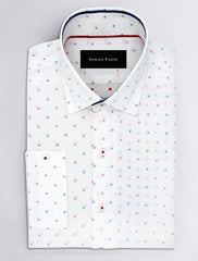 WHITE MULTI DOTS SHIRT