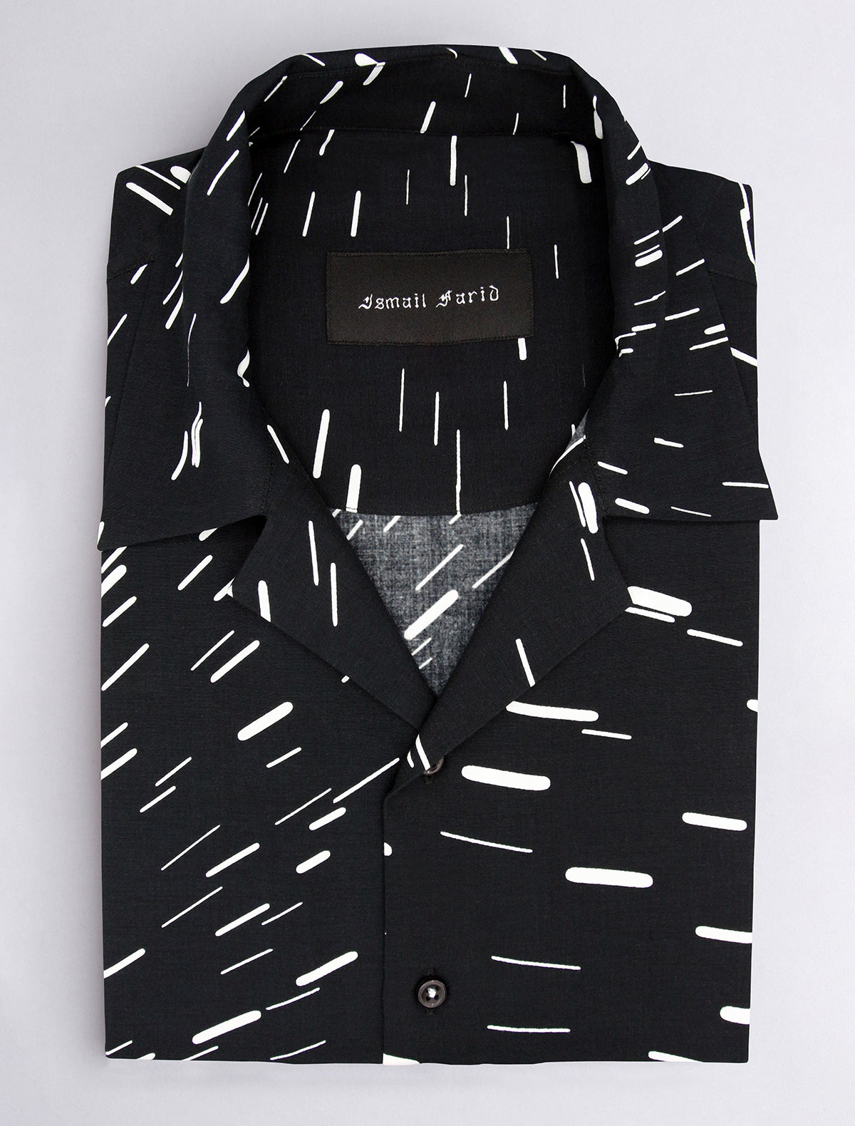 BLACK TEXTURED SHIRT