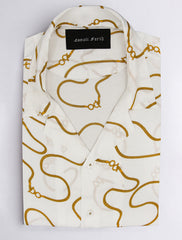 OFF-WHITE CHAIN PRINT SHIRT