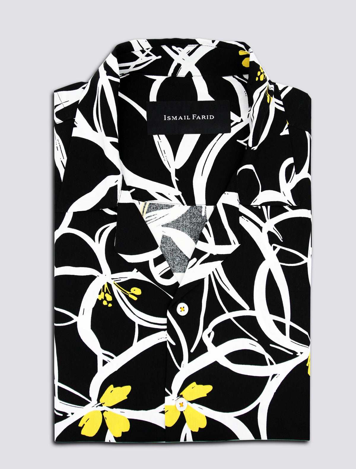BLACK FLORAL PRINT SHIRT
