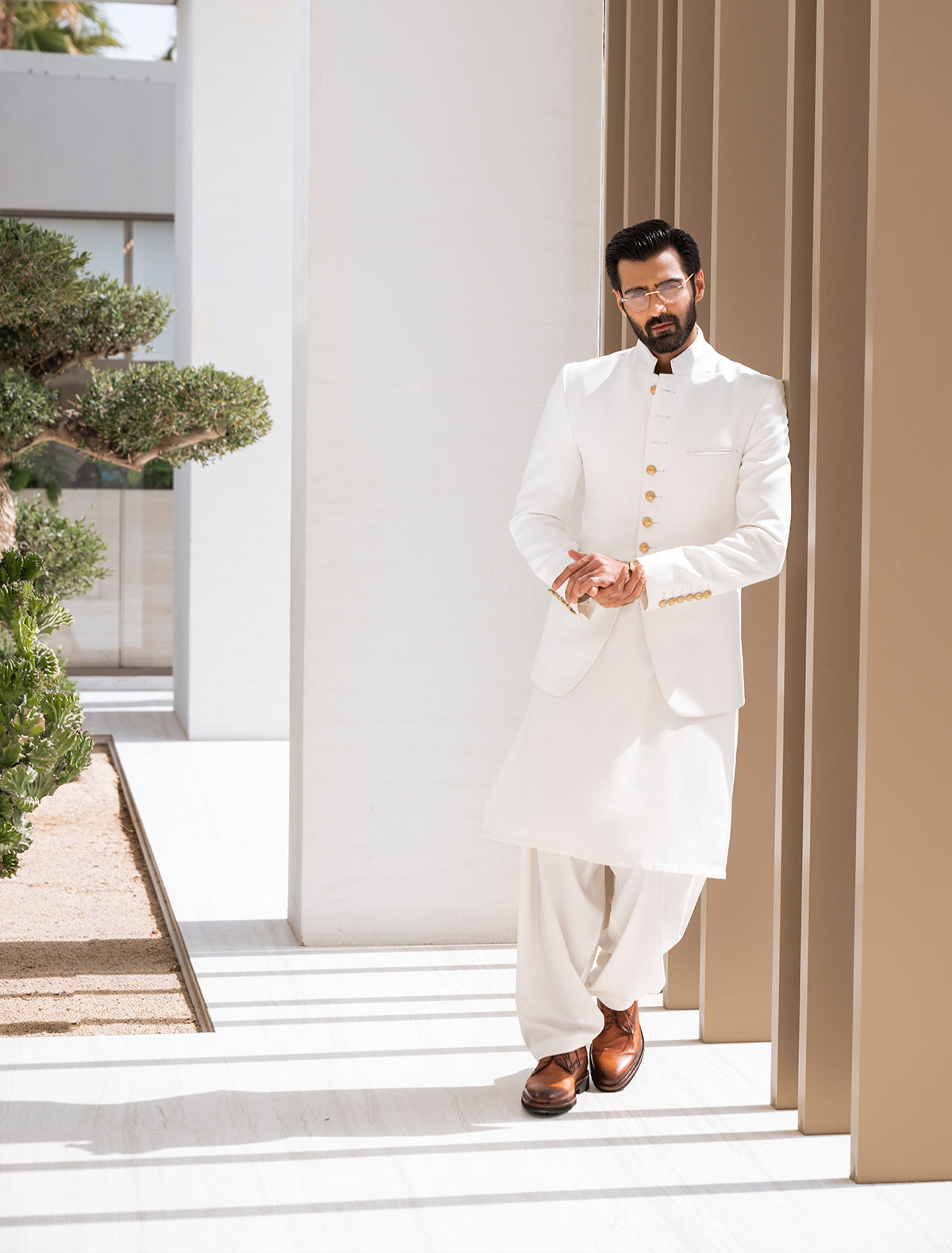 OFF-WHITE BUTTON DOWN PRINCE COAT – Ismail Farid OFF-WHITE BUTTON DOWN PRINCE COAT – Ismail Farid