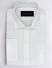 WHITE LINEN SHIRT