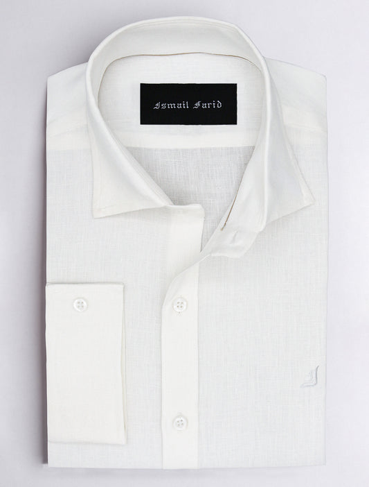 WHITE LINEN SHIRT