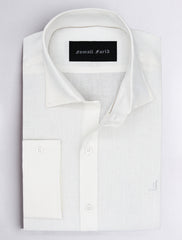 WHITE LINEN SHIRT