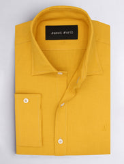 YELLOW LINEN SHIRT