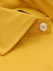 YELLOW LINEN SHIRT