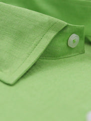 GREEN LINEN SHIRT
