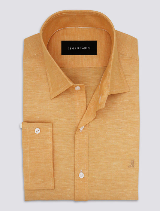 PEACH LINEN SHIRT