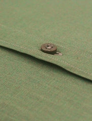 GREEN LINEN SHIRT