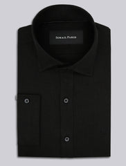 BLACK LINEN SHIRT