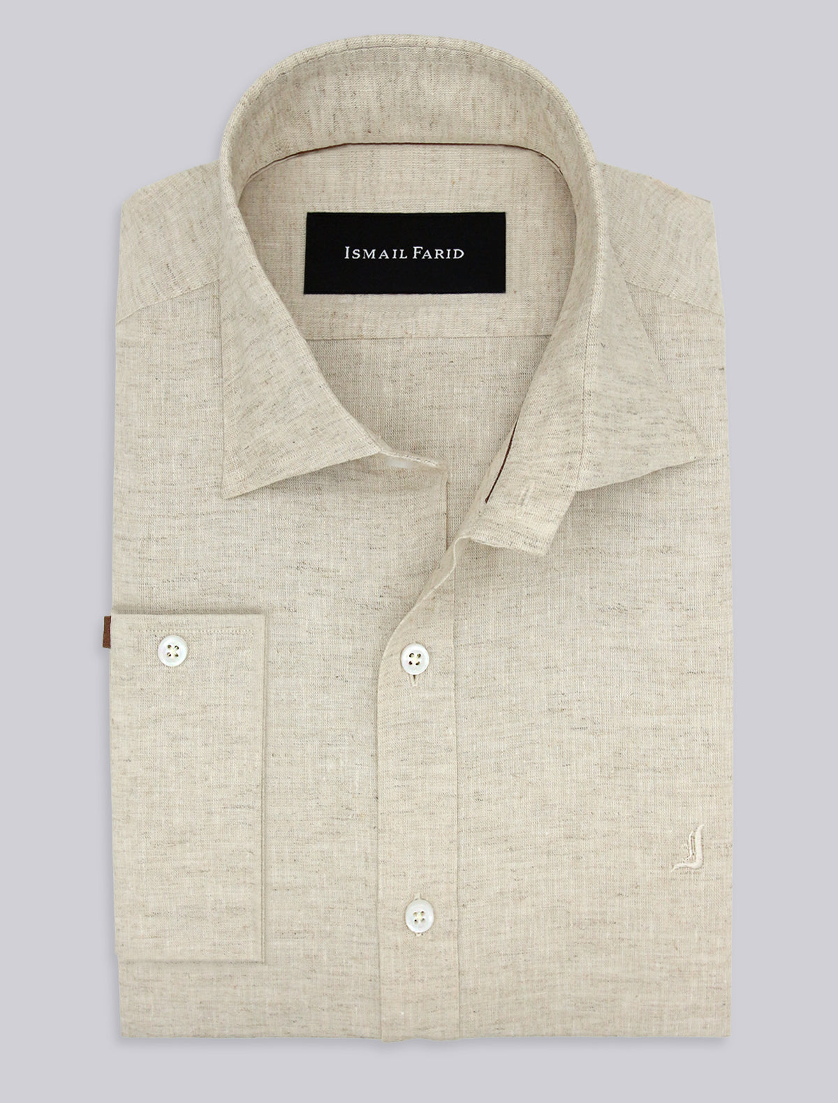 LIGHT BEIGE LINEN SHIRT