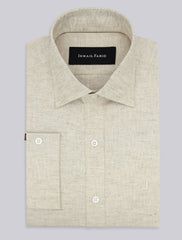 LIGHT BEIGE LINEN SHIRT