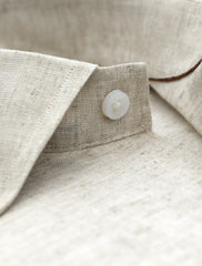 LIGHT BEIGE LINEN SHIRT