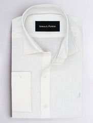 WHITE LINEN SHIRT