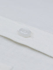 WHITE LINEN SHIRT