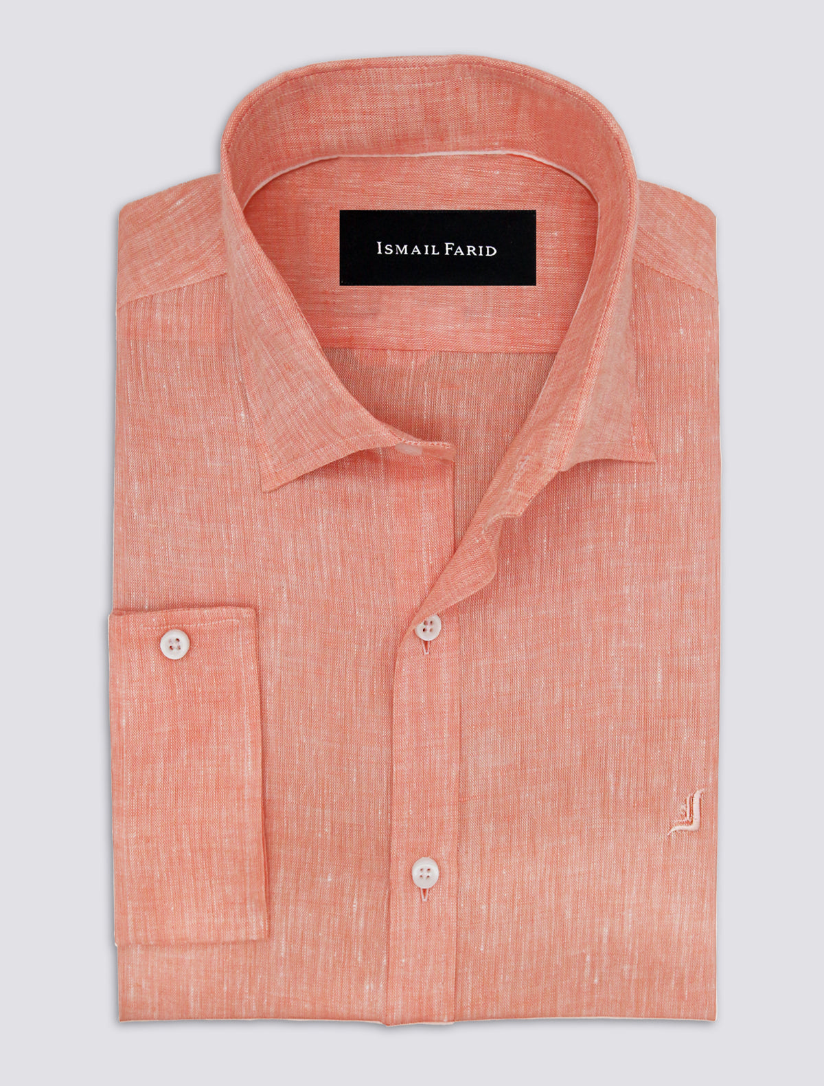 CORAL LINEN SHIRT