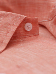 CORAL LINEN SHIRT