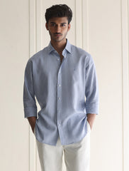 SKY BLUE LINEN SHIRT