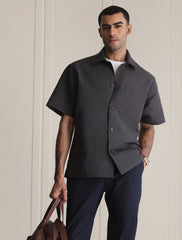 DARK GRAY LINEN SHIRT