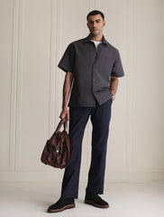 DARK GRAY LINEN SHIRT