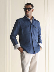 BLUE OVERSHIRT