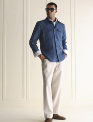 BLUE OVERSHIRT