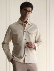 BEIGE OVERSHIRT