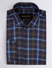 NAVY MULTI CHECK SHIRT