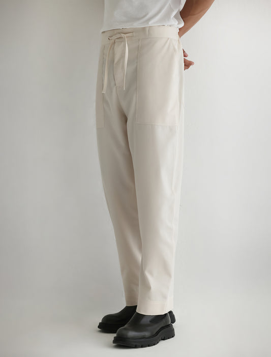 CREAM JOG PANT