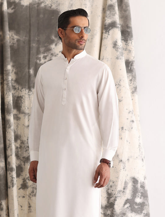 OFF-WHITE PREMIUM KAMEEZ SHALWAR