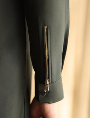 OLIVE ACCESSORY DETAILED - LIMITED EDITION KAMEEZ SHALWAR