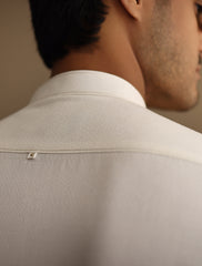 OFF-WHITE MONOGRAM DETAILED KAMEEZ SHALWAR