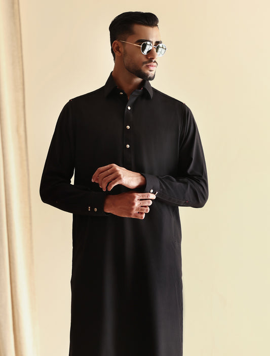 SUPER BLACK TEXTURED OUTFIT
