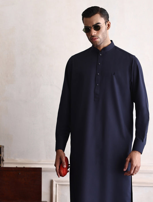 NAVY RELAX FIT KAMEEZ SHALWAR